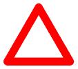 Road Sign Warning Triangle